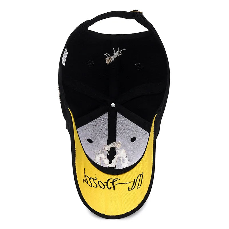 Men Casual sport fashion sun Hats Women cotton wolf embroidery Baseball Cap Outdoor sport sun Hats For men women