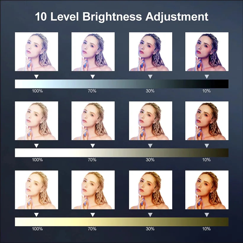 6 Inch Mini Selfie Ring Light Desktop LED Lamp USB Plug Dimmable Photography Video Light For YouTuber Vlog