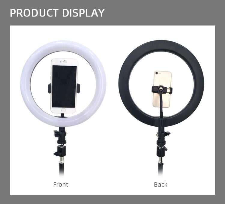 6 Inch Mini Selfie Ring Light Desktop LED Lamp USB Plug Dimmable Photography Video Light For YouTuber Vlog