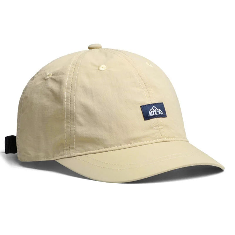 Unisex Retro Baseball Cap With Short Brim, Adjustable And Quick-drying Peaked Hat, Ideal Choice For Gifts