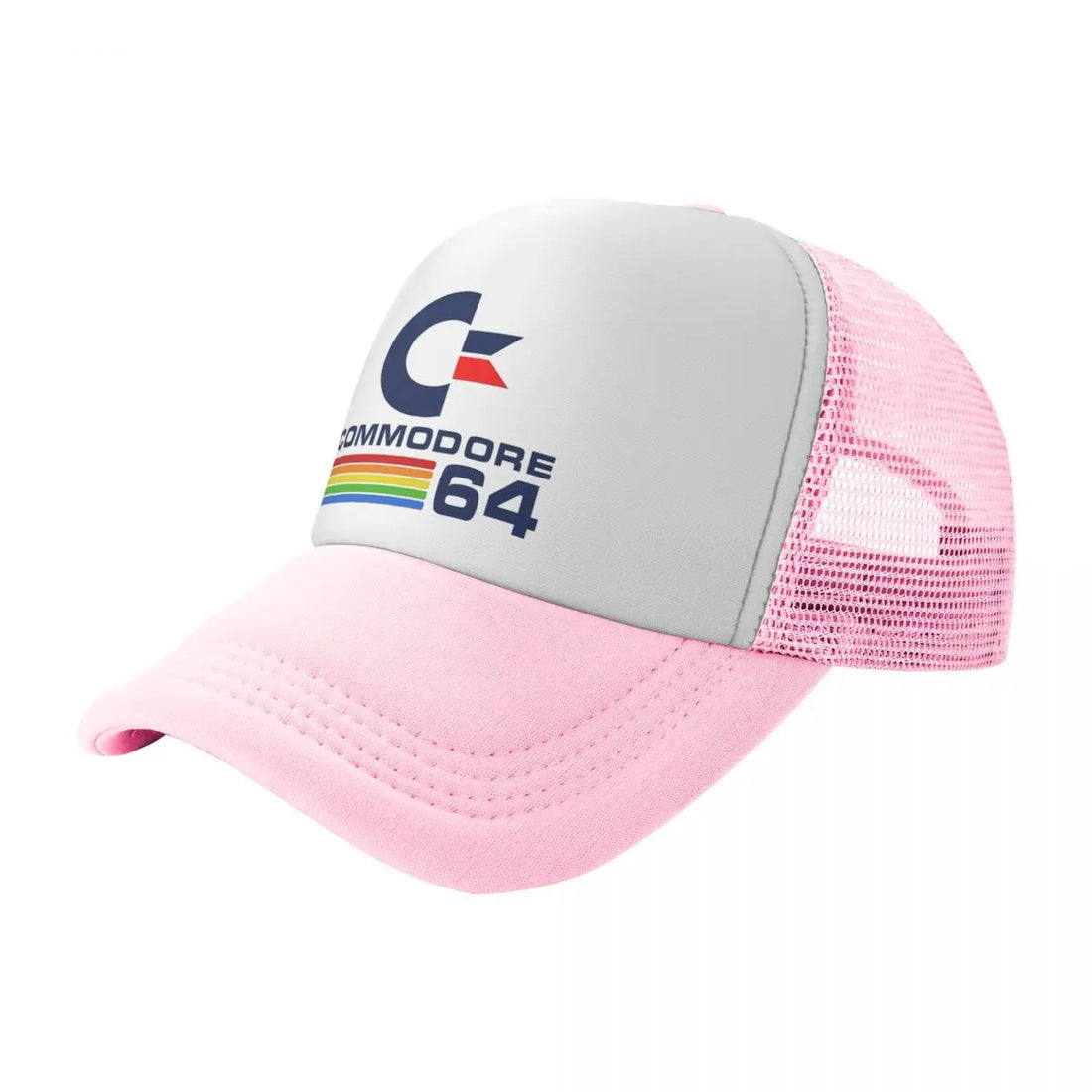 Commodore 64 Mesh Baseball Caps Men Women Hip-Hop Sun Hats Computers Dad Hat Adjustable Snapback Caps High Quality Trucker Cap