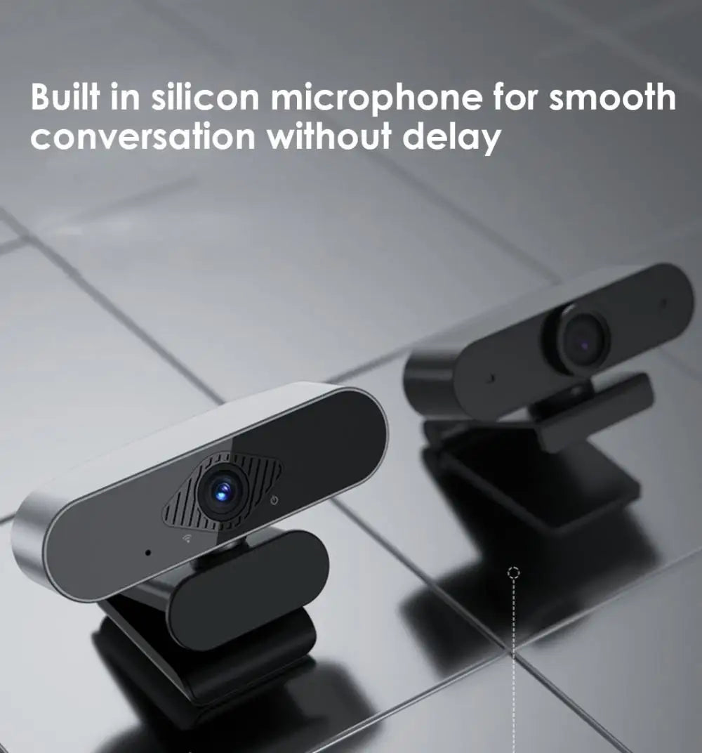 4K Webcam Plug And Play For Desktop Laptop Dedicated Live Streaming Camera for 2K HD Camera With Microphone Mini Computer Camera