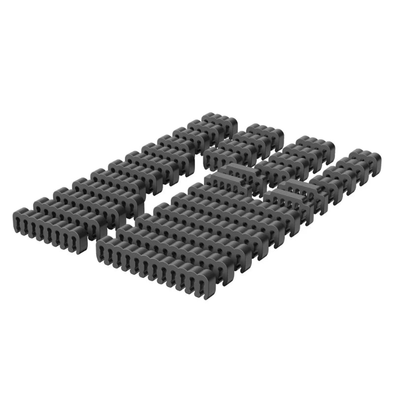 34Piece Power Cable Combs Set, Acrylic Sleeve Management for Computer Case