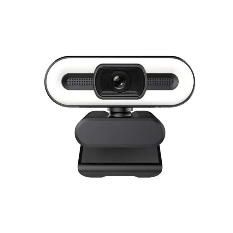 4K Ultra-Clear USB 1080P Webcam With Microphone For Desktop PC Camera Broadcast Video Calling Conference Work Fill Light Web Cam