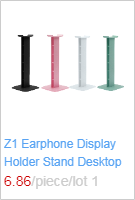 Portable Aluminum Alloy Headphone Stand Holder Rotary Hanging Hook Metal Headset Hanger