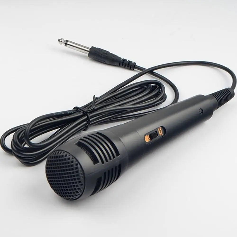 New Professional Dynamic Microphone Integrated Black Vocal Mic Portable Wired Karaoke Recording