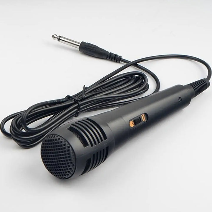 New Professional Dynamic Microphone Integrated Black Vocal Mic Portable Wired Karaoke Recording