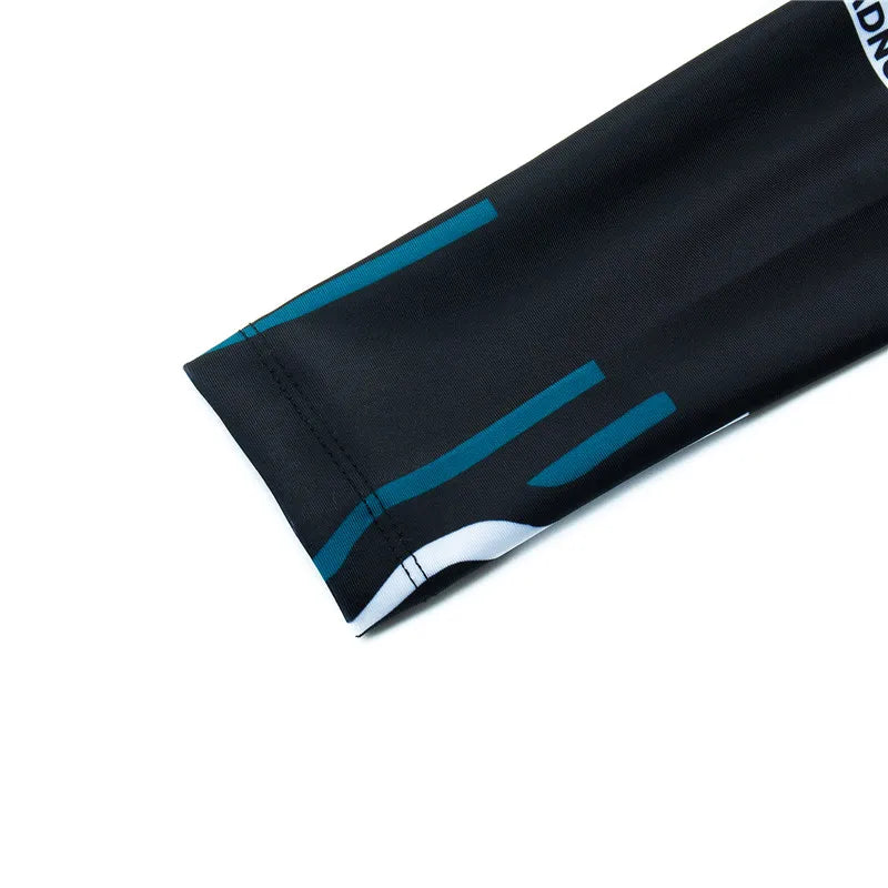 UAE Team UV Protection Bicycle Sleeves Sunscreen Arm Warmer Running Cycling Mtb Arm Cover Cuff for Sports Fitness