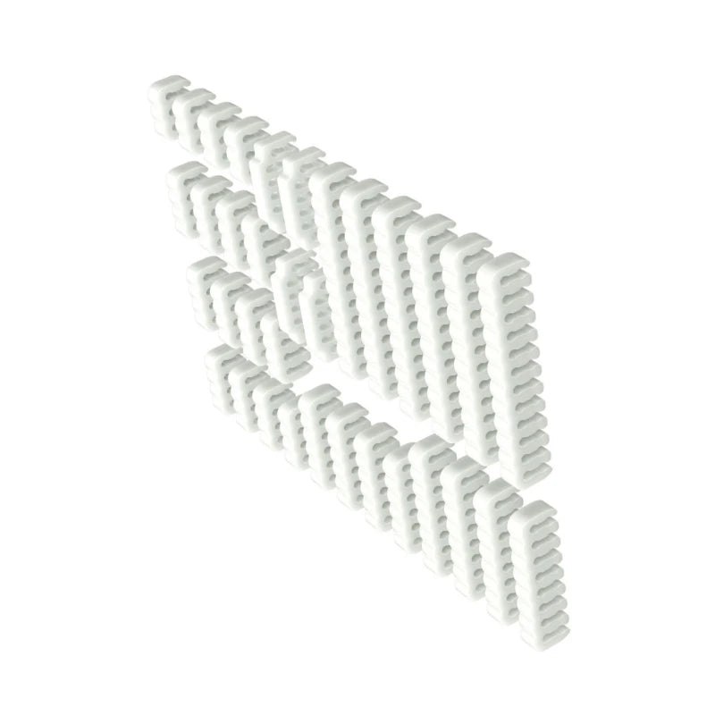 34Piece Power Cable Combs Set, Acrylic Sleeve Management for Computer Case