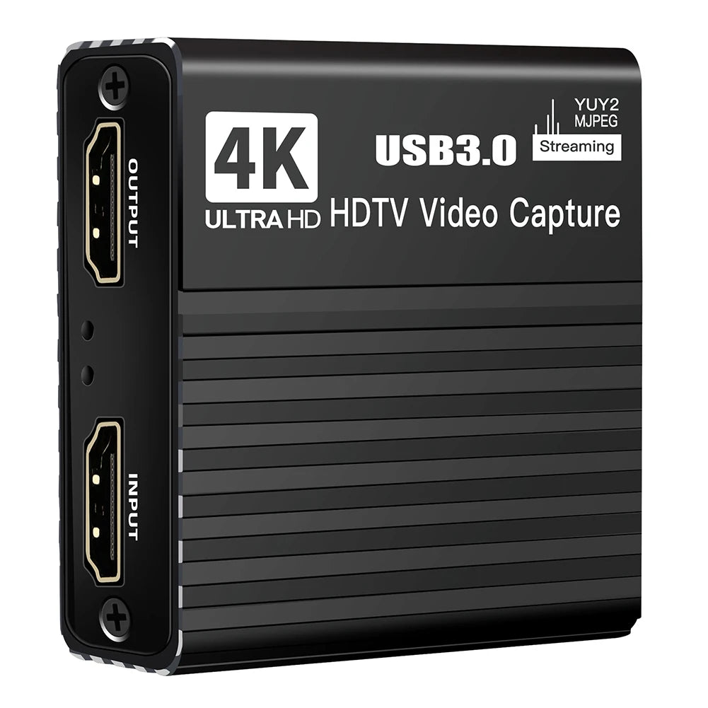 USB 3.0 Video Capture Card 1080P 60FPS Video/Audio Capture Device Live Recorder Grabber Capturer for Streaming Game Recording
