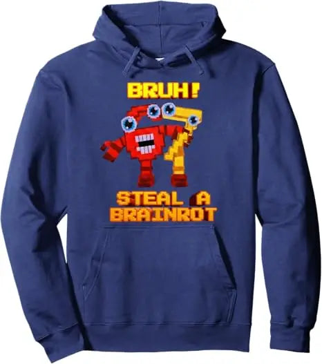 67 Six Seven 6-7 - Funny Steal Brainrot Gaming Meme Pullover Hoodie Y2k Cute Sarcastic Joke Hooded Sweatshirts Cotton Sweater
