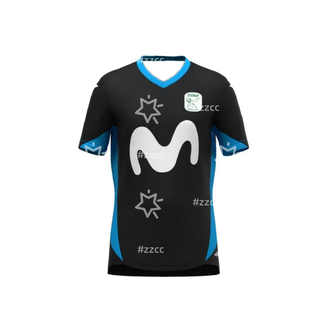 25-26 Inter Movistar FS Futsal Football jersey Training kit Summer Sports Men's T-Shirt Children's Clothing Tee Y2k Woman