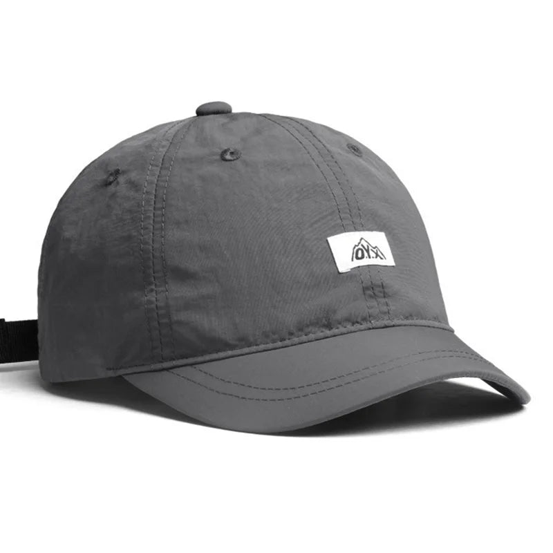 Unisex Retro Baseball Cap With Short Brim, Adjustable And Quick-drying Peaked Hat, Ideal Choice For Gifts