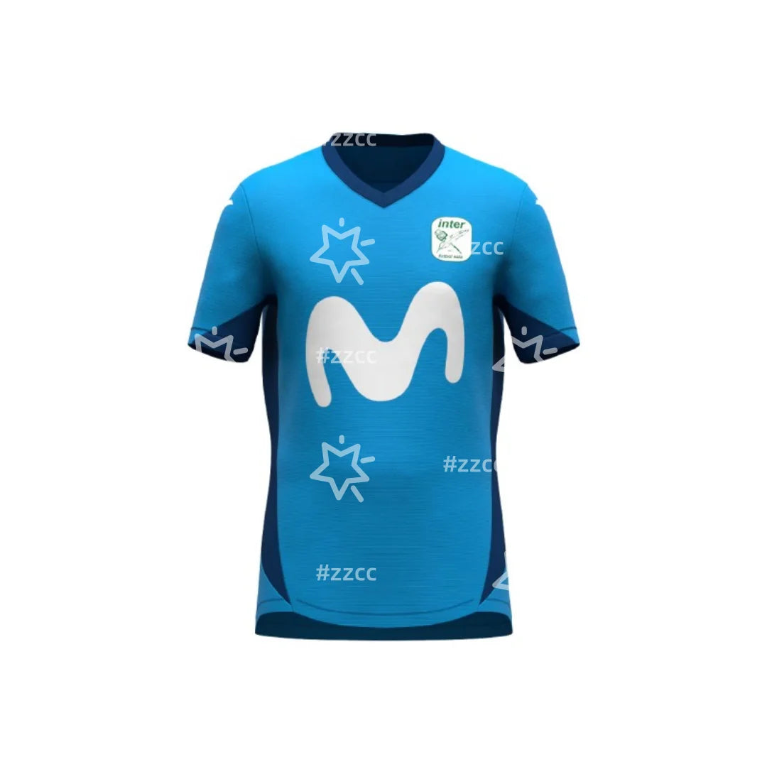 25-26 Inter Movistar FS Futsal Football jersey Training kit Summer Sports Men's T-Shirt Children's Clothing Tee Y2k Woman