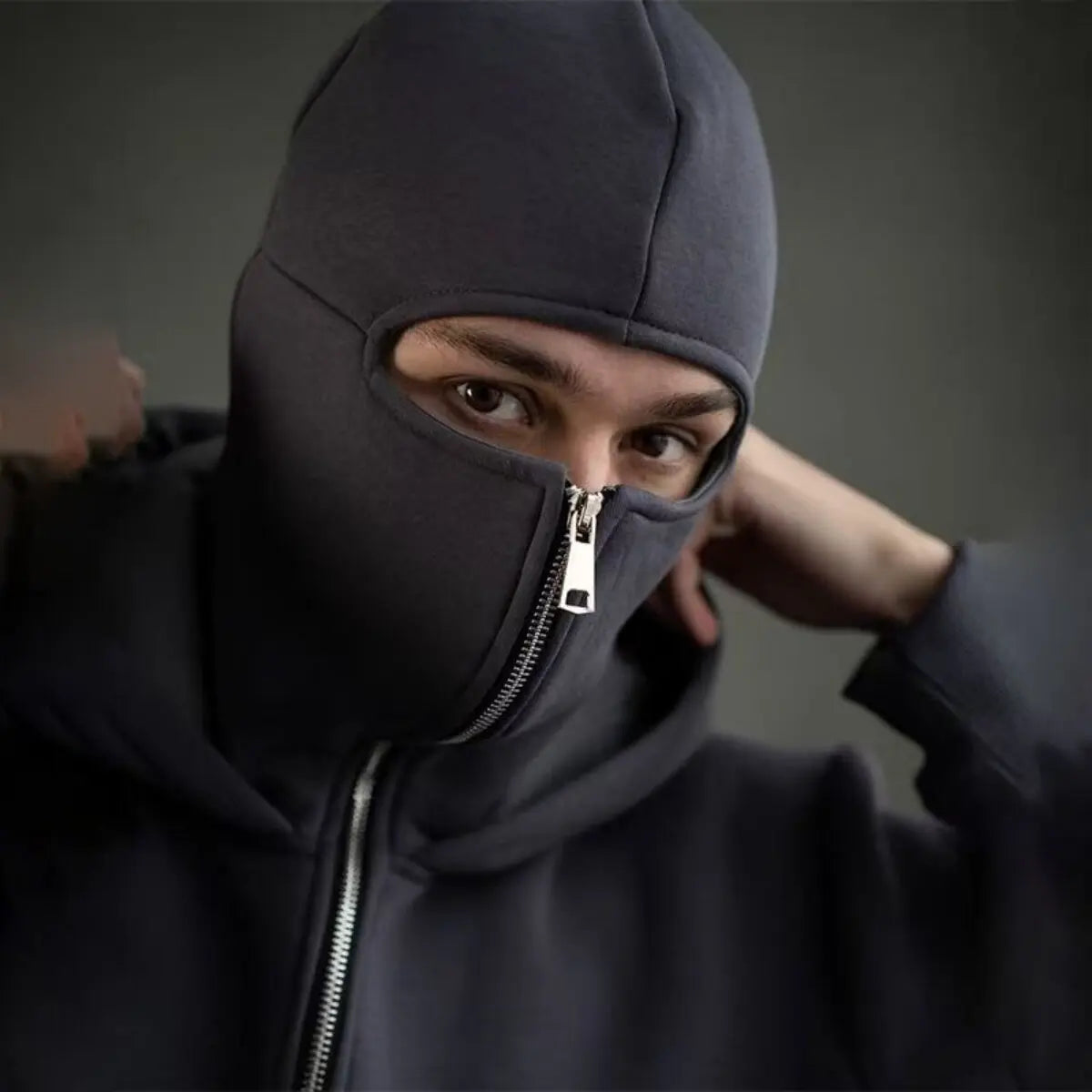 Poker Aces Gaming Inspired Art Unisex Double Hooded Fall Winter Men Clothing Masked Outfit