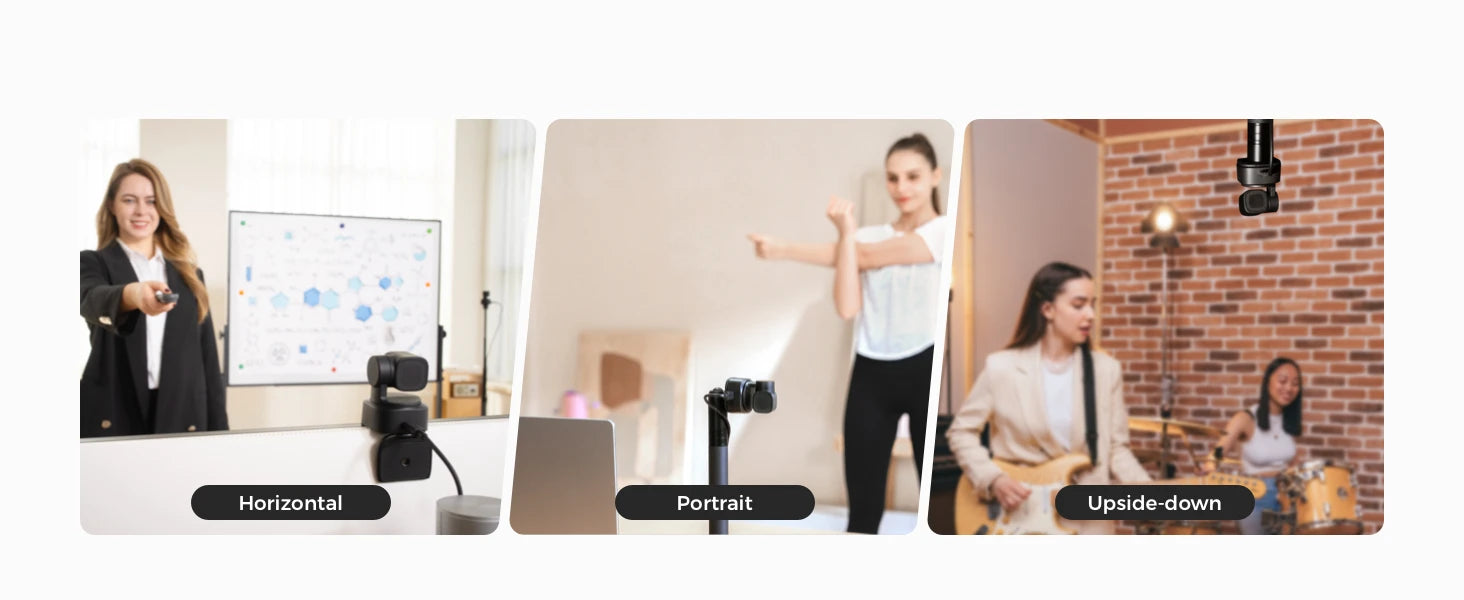 OBSBOT Tiny SE 1080P 100FPS Webcam for PC, AI Tracking PTZ Streaming Camera with 1/2.8" Sensor, Gesture Control, Dual ISO, HDR