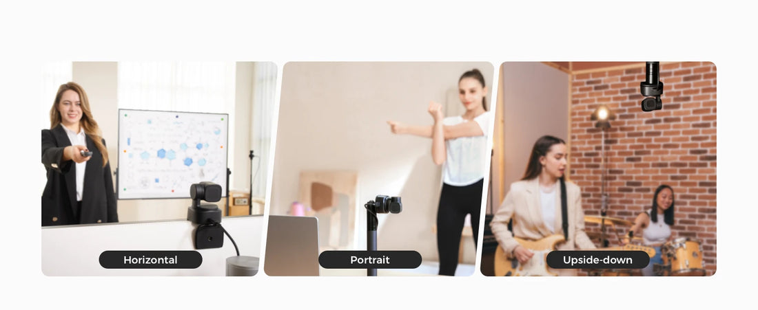OBSBOT Tiny SE 1080P 100FPS Webcam for PC, AI Tracking PTZ Streaming Camera with 1/2.8" Sensor, Gesture Control, Dual ISO, HDR