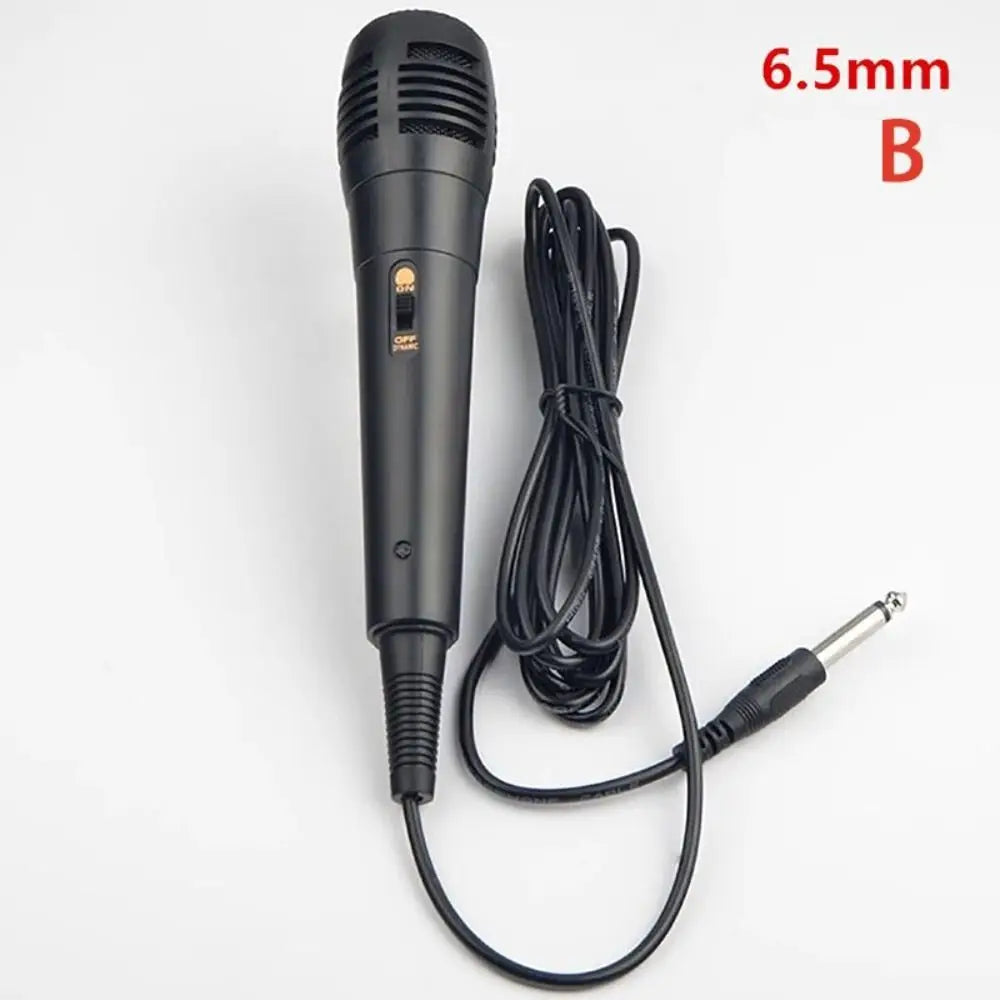 New Professional Dynamic Microphone Integrated Black Vocal Mic Portable Wired Karaoke Recording