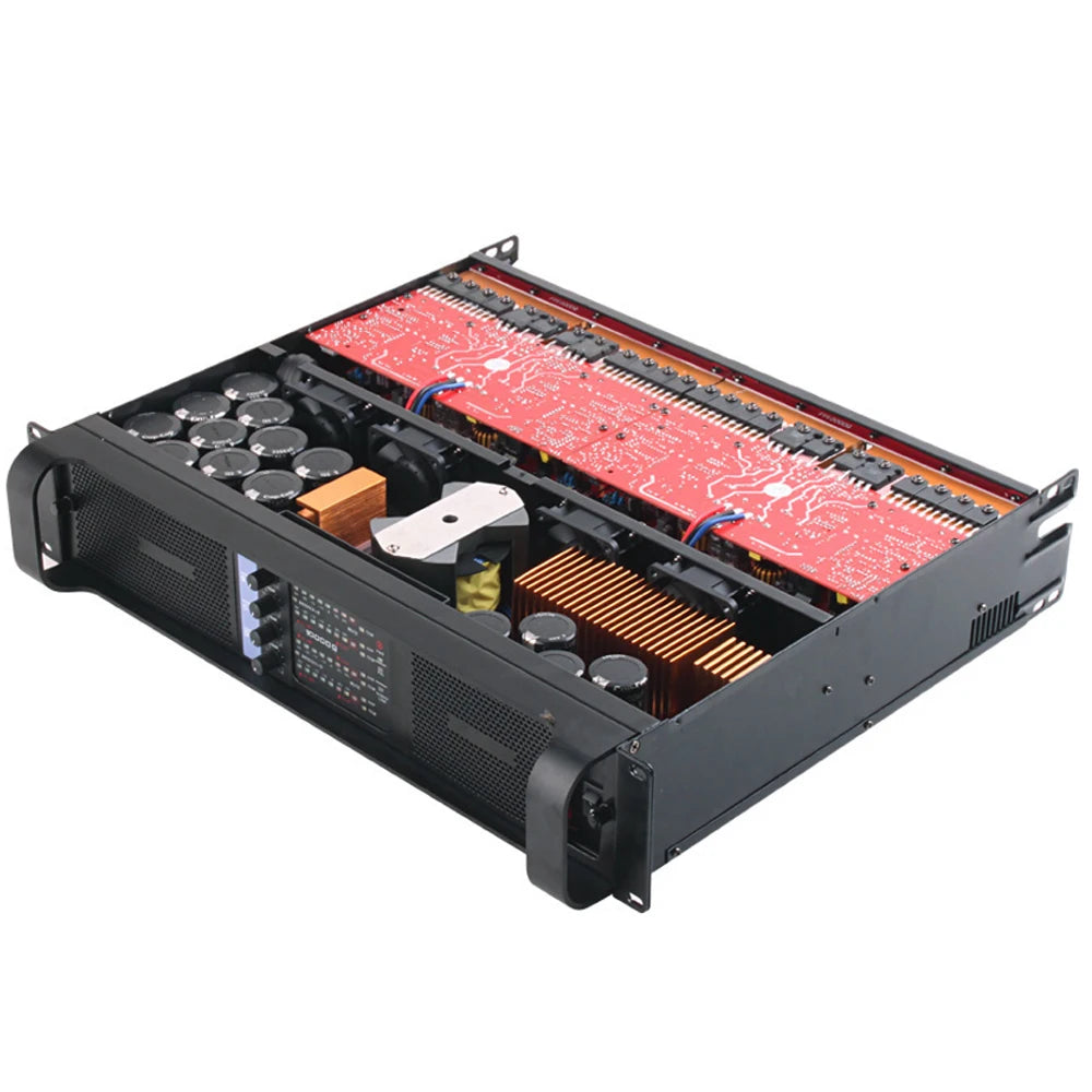 FP10000Q 4-channels Power Amplifier 10000watts Class-D  Professional Audio Amplifiers For Dual 15 Speakers Or Line Array