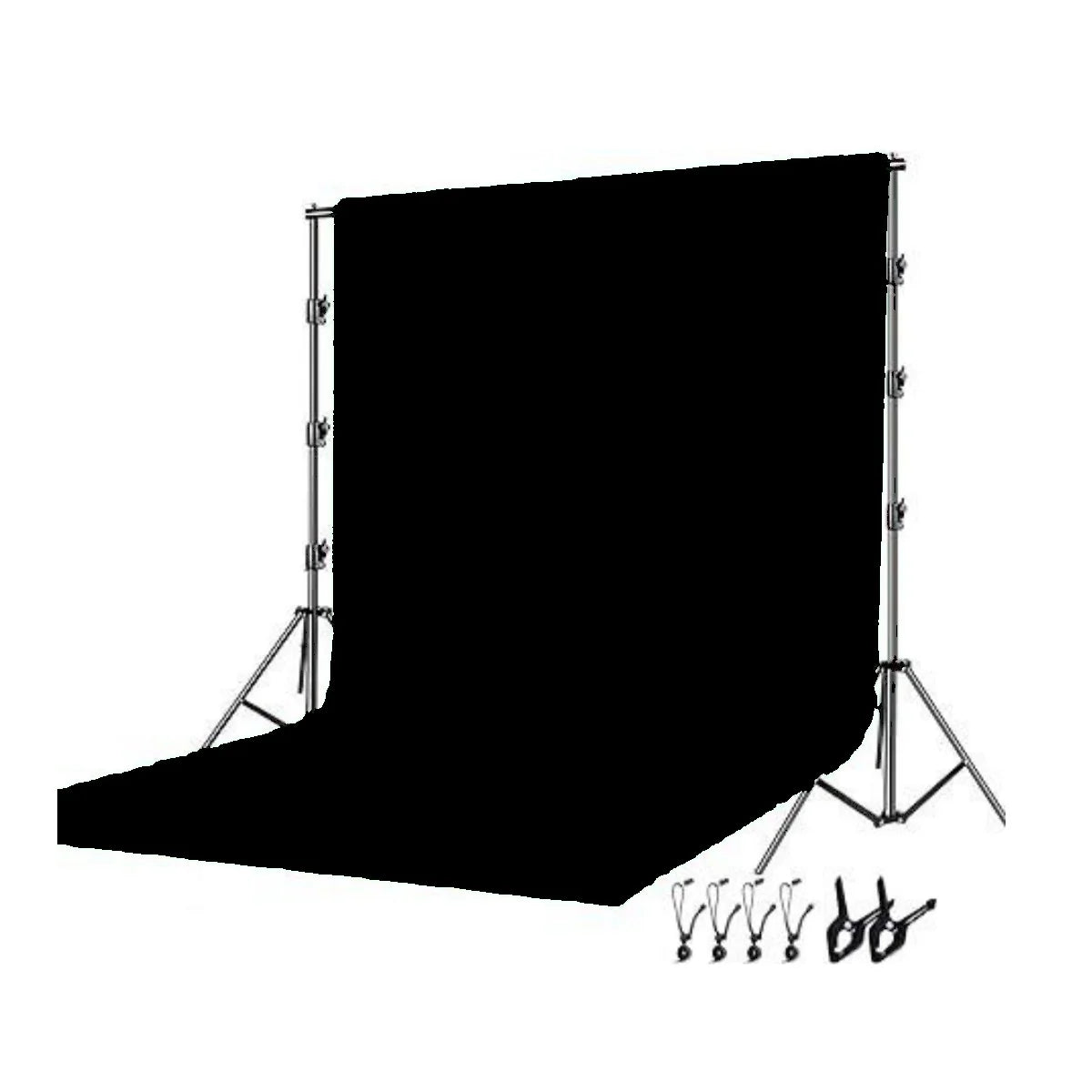 Photography Background Stand Kit With Backdrops Cloth Stand Support System 2.6X3M for Photo Studio Chroma Key Green Screen Frame