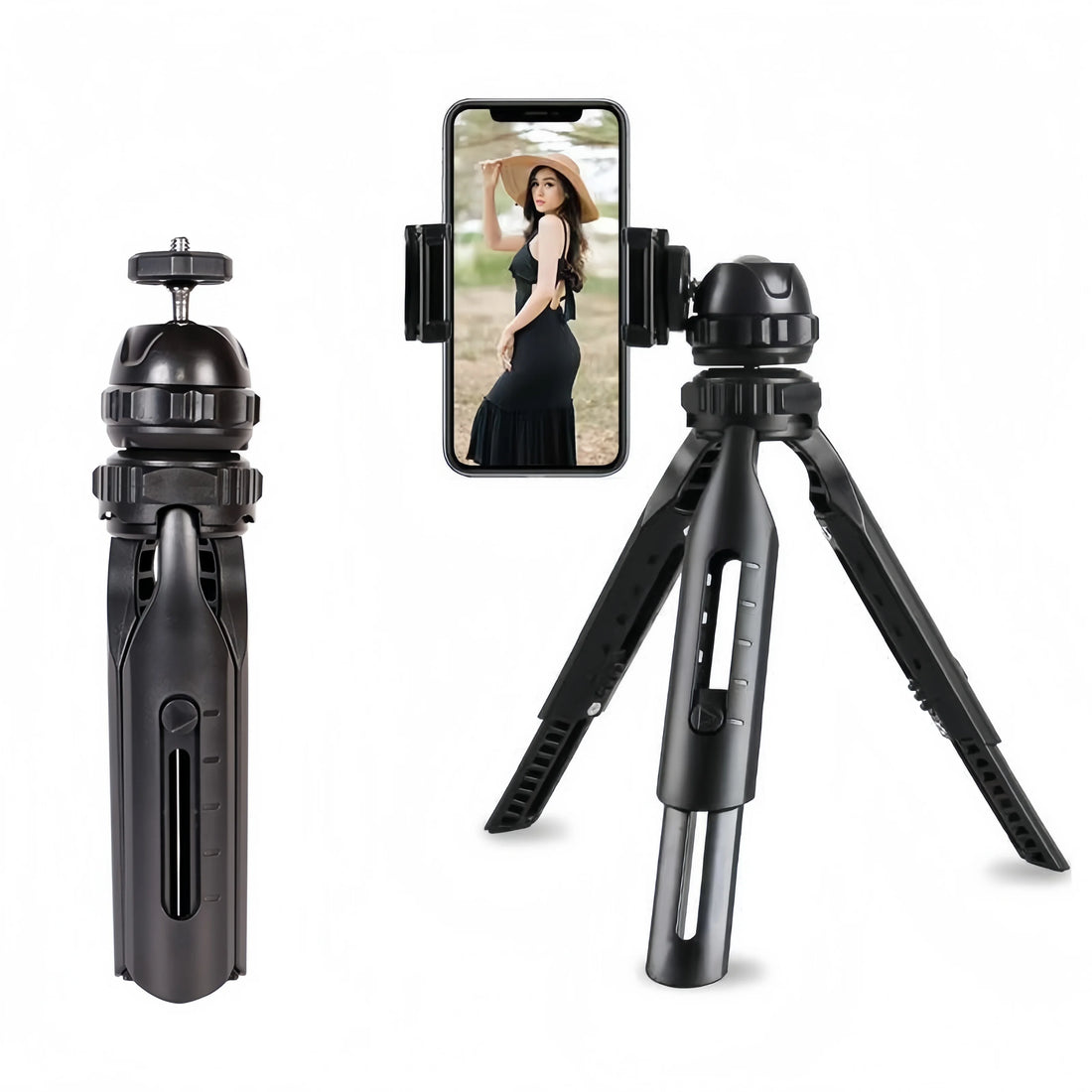 Adjustable Retractable Desktop Tripod Universal Stand for Camera Projector Portable Table Holder Bracket