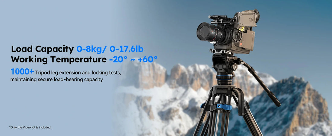 SIRUI SQ75 178CM Aluminum Alloy Travel Tripod For DLRS Camera Stability Tripod For Camera and Phone 8KG Load