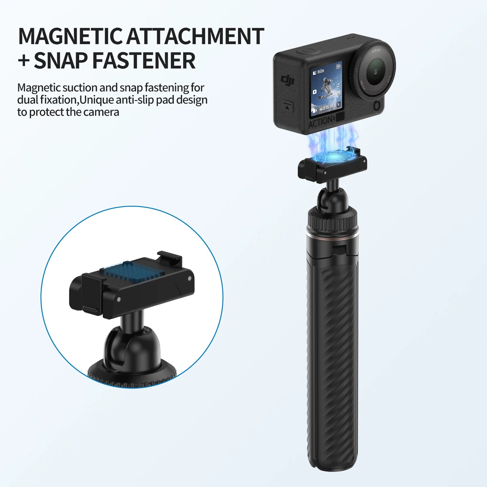 Mini Tripod Stand For Action6 & Osmo Nano , 20-67cm adjustable length selfie stick tripod Action Tripod accessories