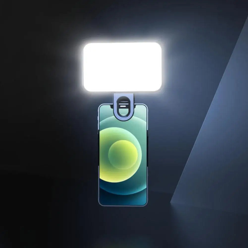 Pocket LED Selfie Light Flash Fill 3 Modes Adjustable Video Photo Ringlight Photography Lamp For IPhone IPad Mobile Phone Laptop
