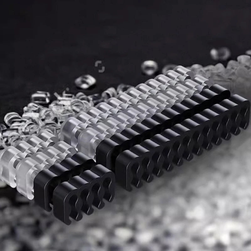 34Piece Power Cable Combs Set, Acrylic Sleeve Management for Computer Case
