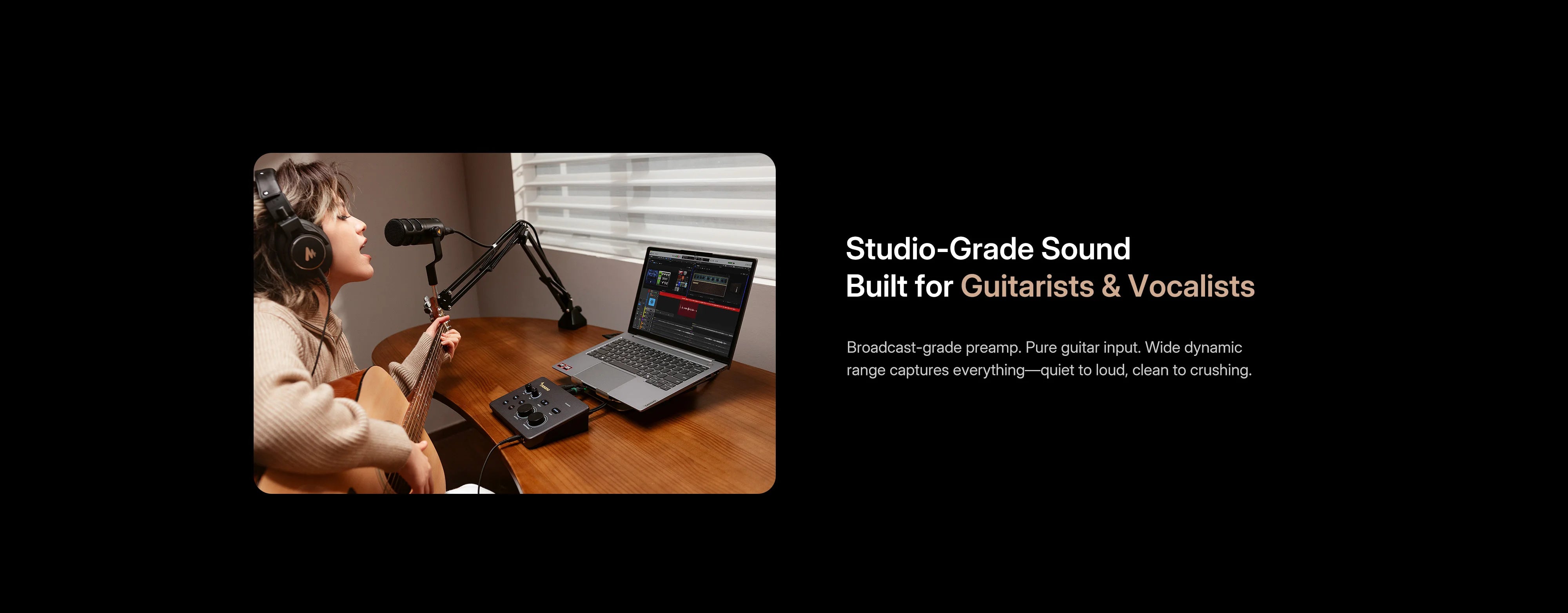 MAONO P2 Hybrid USB Audio Interface Mixers Dual XLR for PC Phone iPad Guitar 56dB Gain Loopback for Podcast Streaming Recording