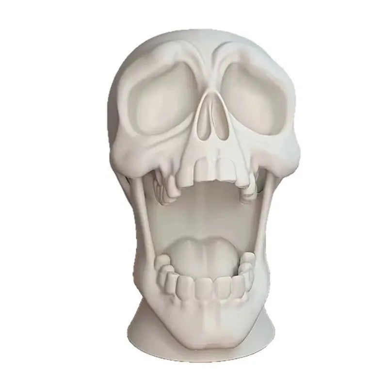 FULL-Gaming Controller Stand Desktop Accessories Skull Design Headphone And Controller Storage Stand