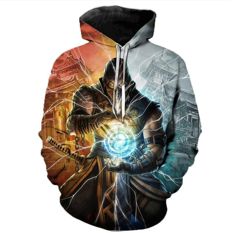 Mortal Kombat Game 3D Print Hoodie Men Women Streetwear Fashion Hoodies Oversized Pullovers Hooded Sweatshirts Tops Man Clothing