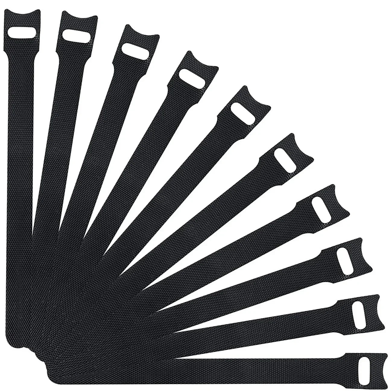 10-100pcs Releasable Cable Organizer Ties Mouse Earphones Wire Management Nylon Cable Ties Reusable Loop Hoop Tape Straps Tie