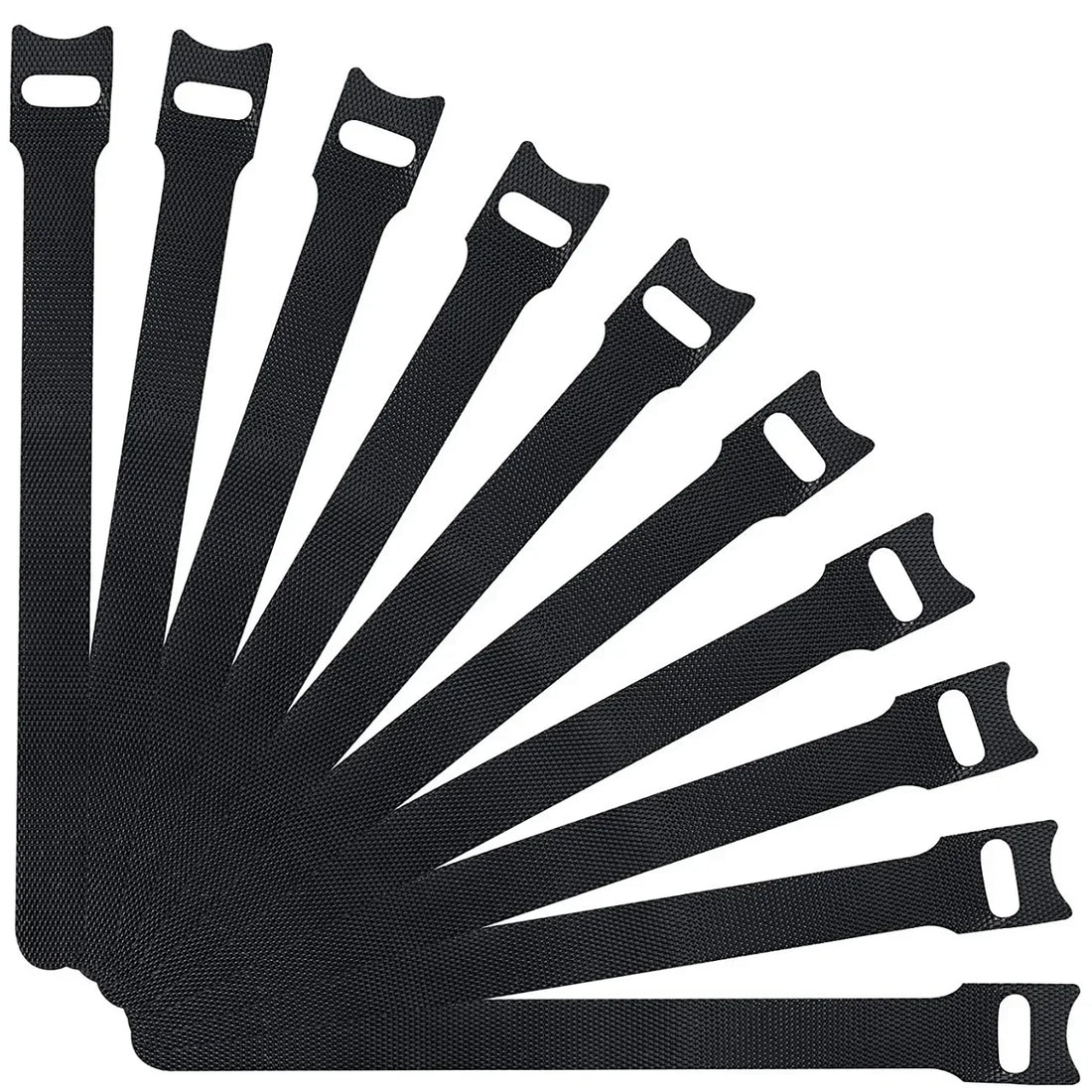 10-100pcs Releasable Cable Organizer Ties Mouse Earphones Wire Management Nylon Cable Ties Reusable Loop Hoop Tape Straps Tie