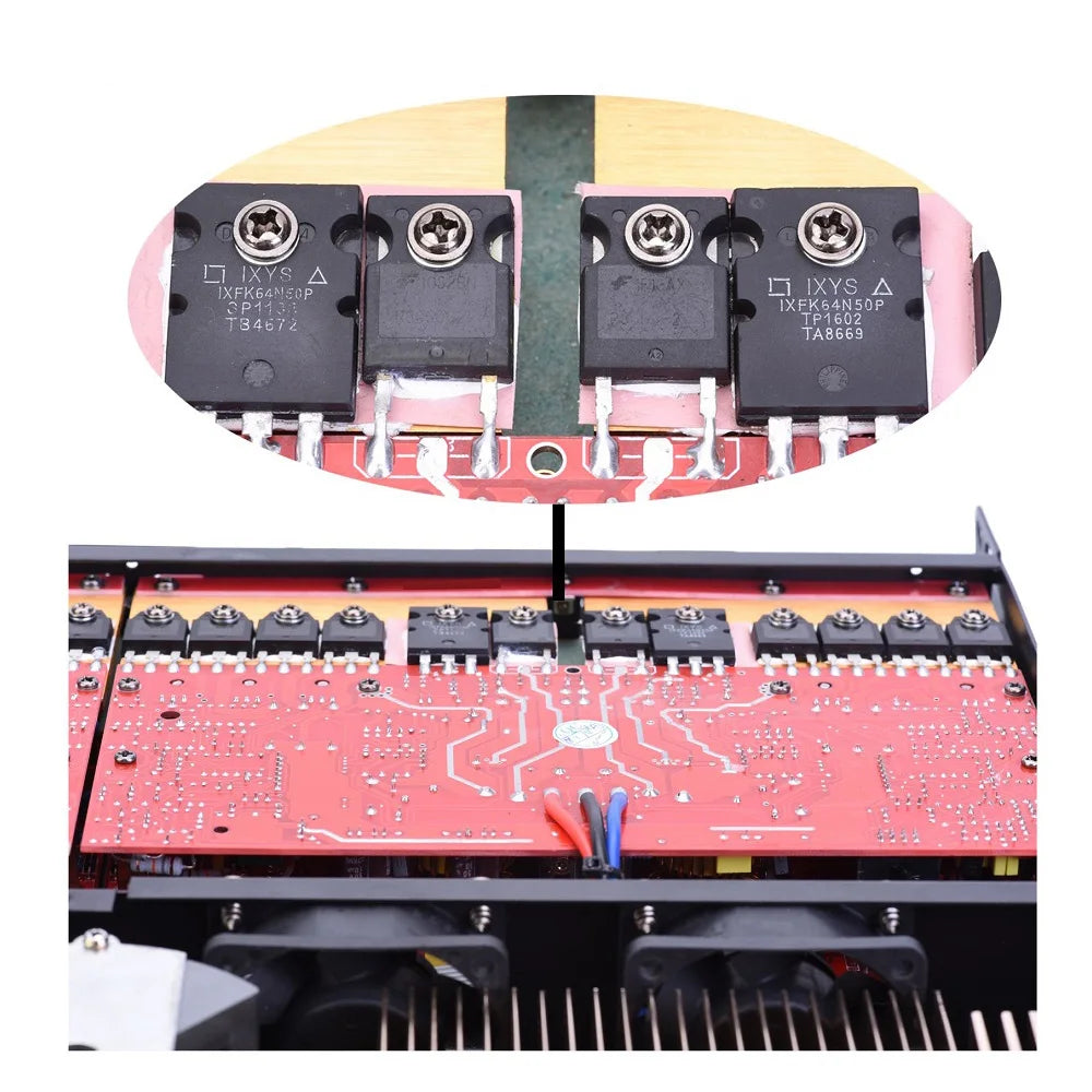 FP10000Q 4-channels Power Amplifier 10000watts Class-D  Professional Audio Amplifiers For Dual 15 Speakers Or Line Array