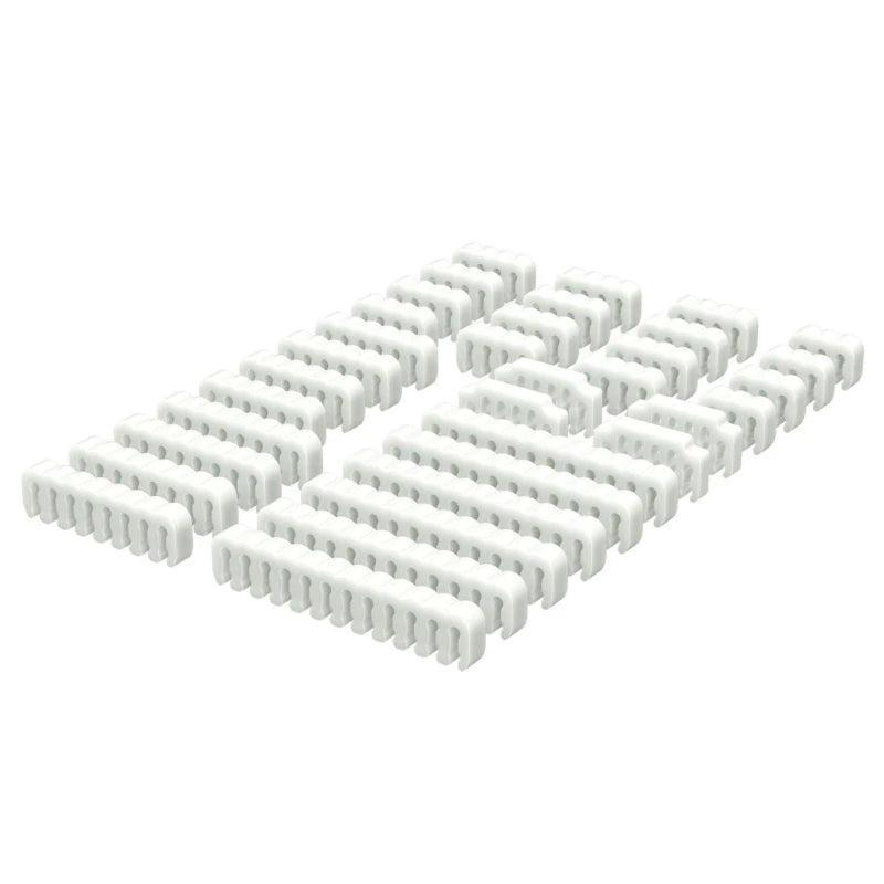 34Piece Power Cable Combs Set, Acrylic Sleeve Management for Computer Case