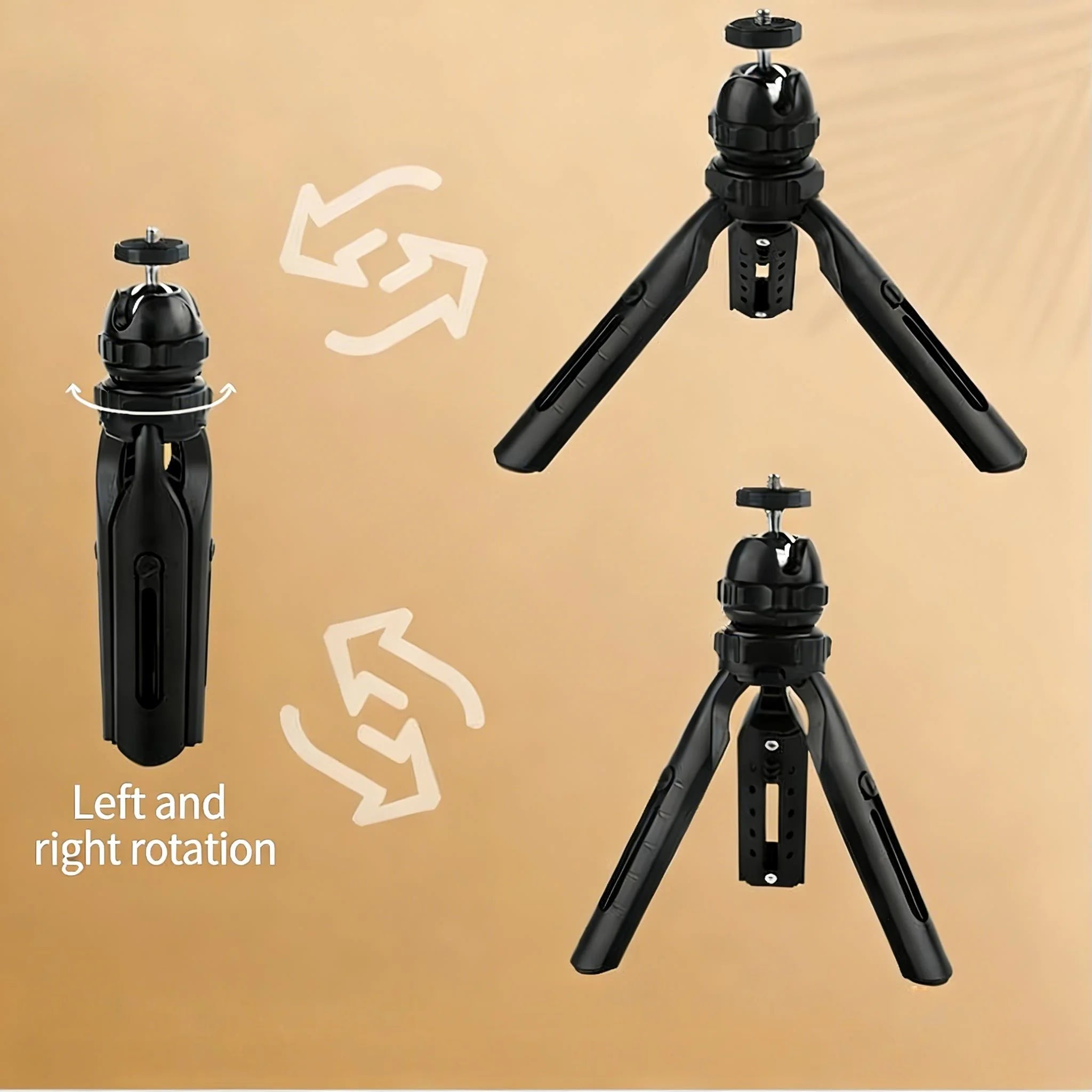 Adjustable Retractable Desktop Tripod Universal Stand for Camera Projector Portable Table Holder Bracket