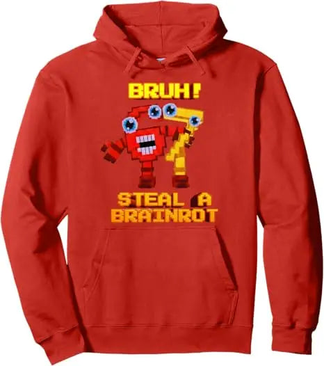 67 Six Seven 6-7 - Funny Steal Brainrot Gaming Meme Pullover Hoodie Y2k Cute Sarcastic Joke Hooded Sweatshirts Cotton Sweater