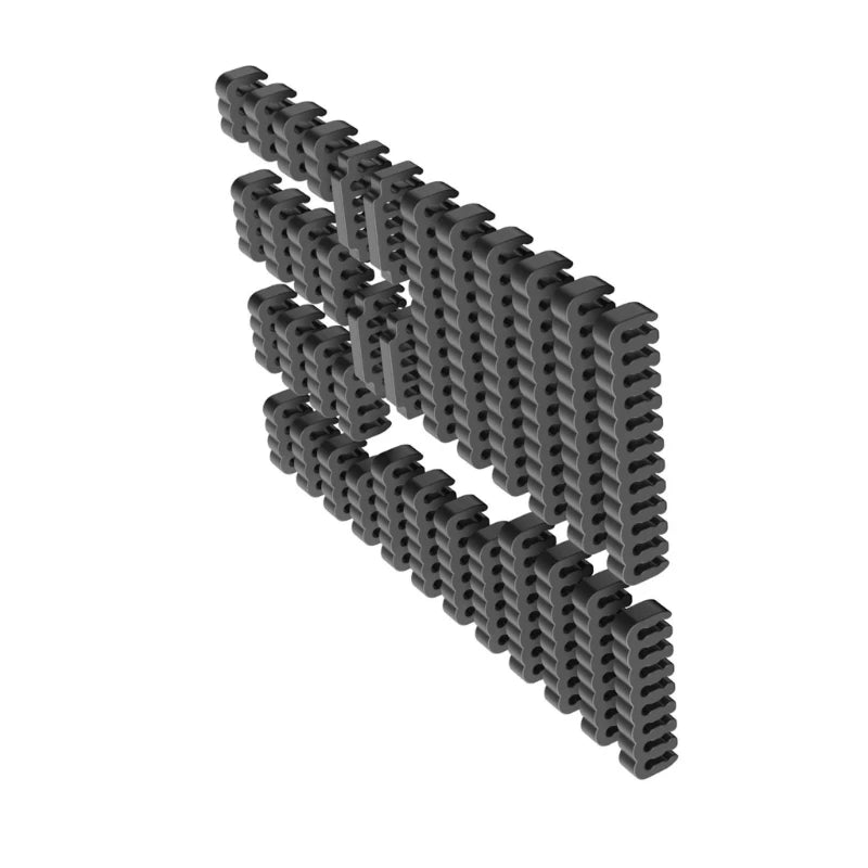 34Piece Power Cable Combs Set, Acrylic Sleeve Management for Computer Case