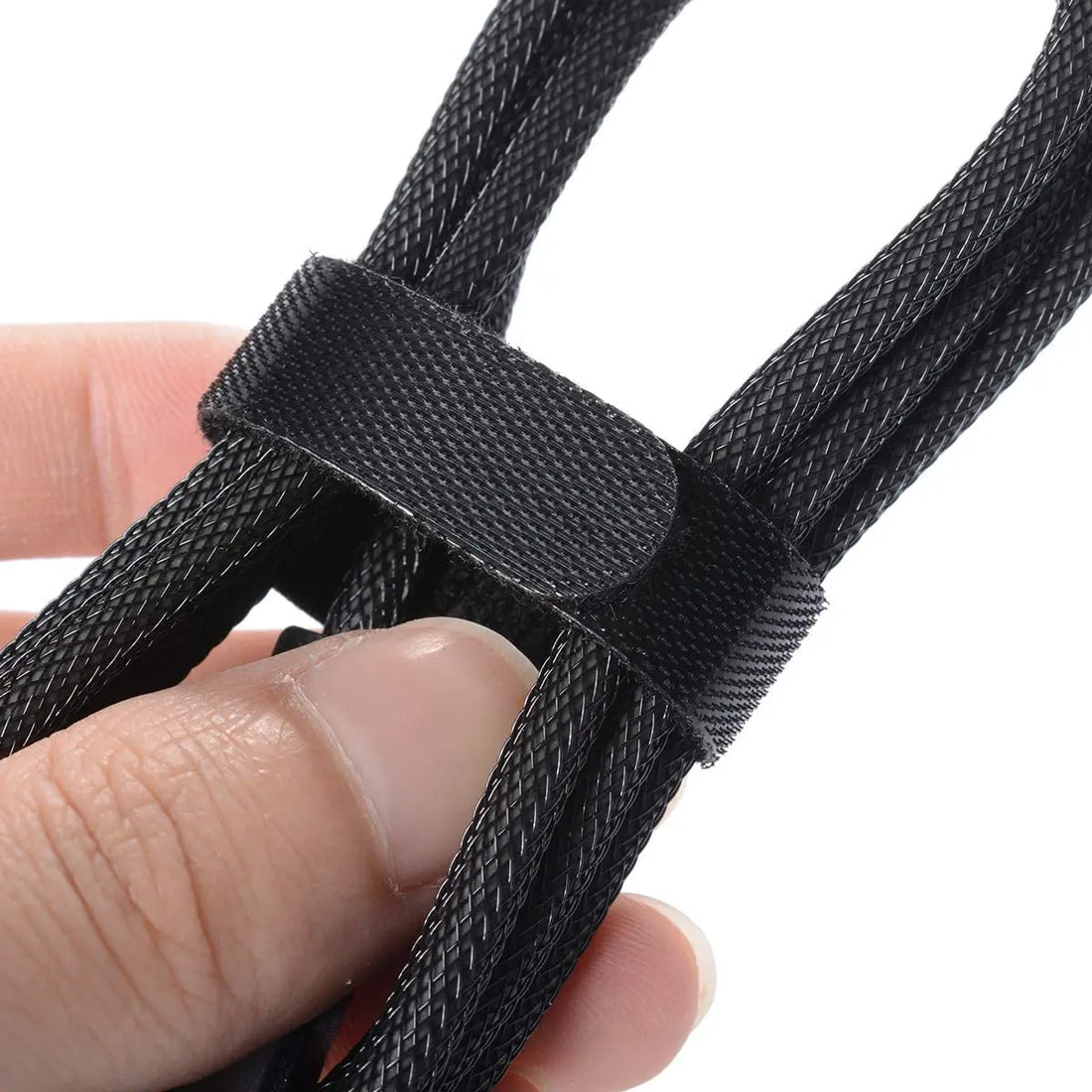 10-100pcs Releasable Cable Organizer Ties Mouse Earphones Wire Management Nylon Cable Ties Reusable Loop Hoop Tape Straps Tie