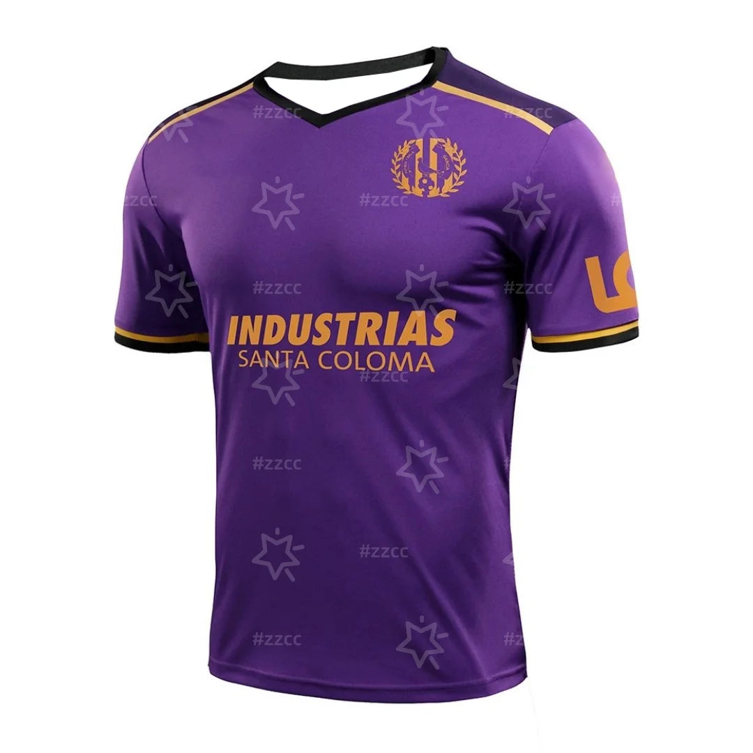 25-26 Primera División de Futsal Industrias Santa Coloma Home Football Jersey Sports Dry Quickly Men's T-Shirt Kid's Clothing