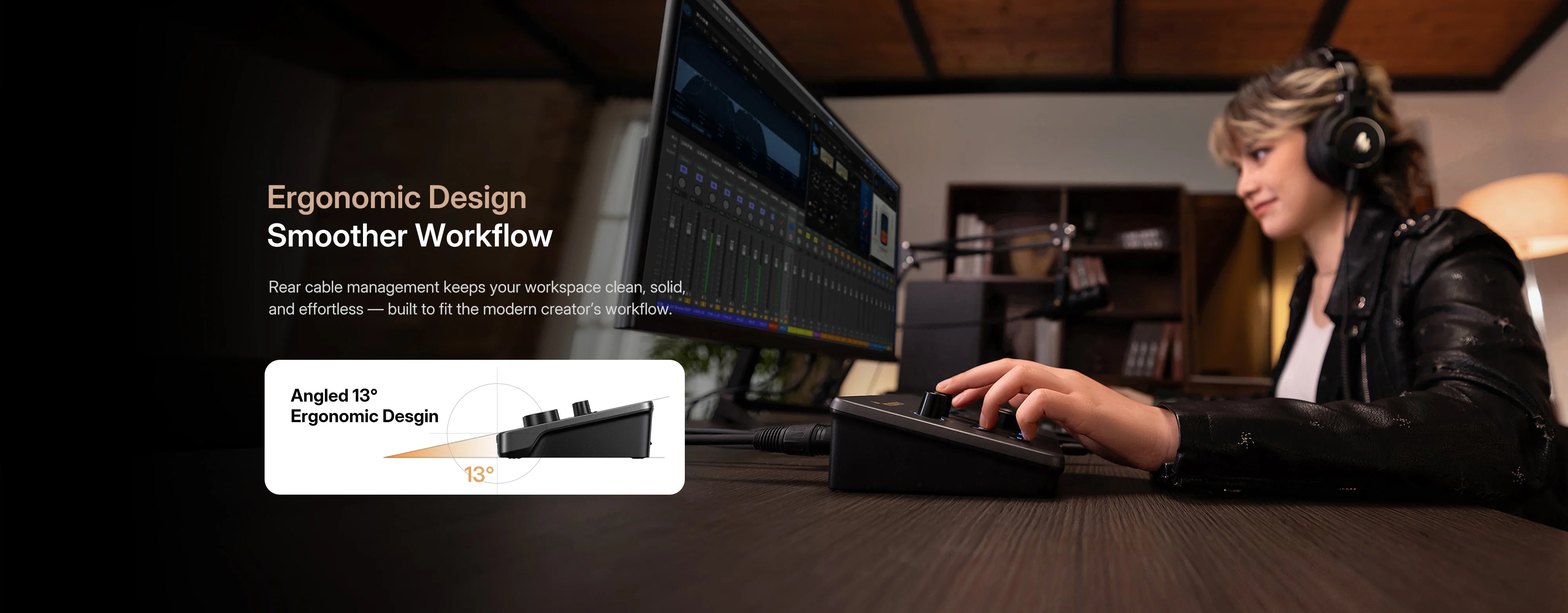 MAONO P2 Hybrid USB Audio Interface Mixers Dual XLR for PC Phone iPad Guitar 56dB Gain Loopback for Podcast Streaming Recording