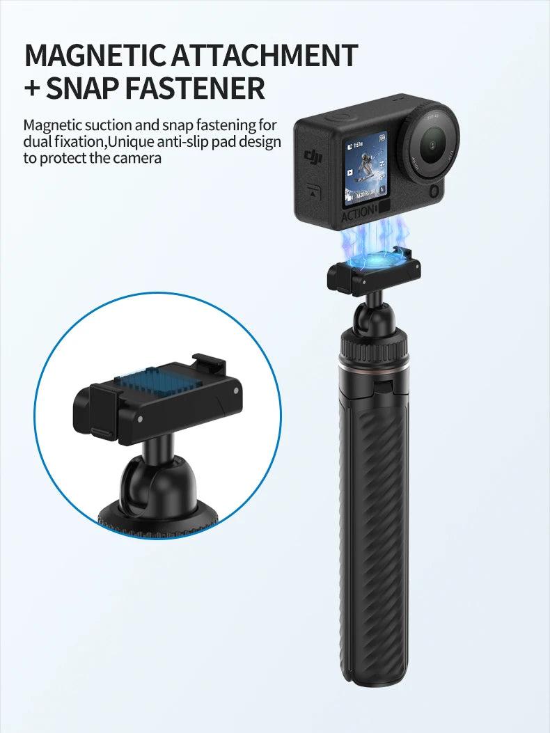 Mini Tripod Stand For Action6 & Osmo Nano , 20-67cm adjustable length selfie stick tripod Action Tripod accessories