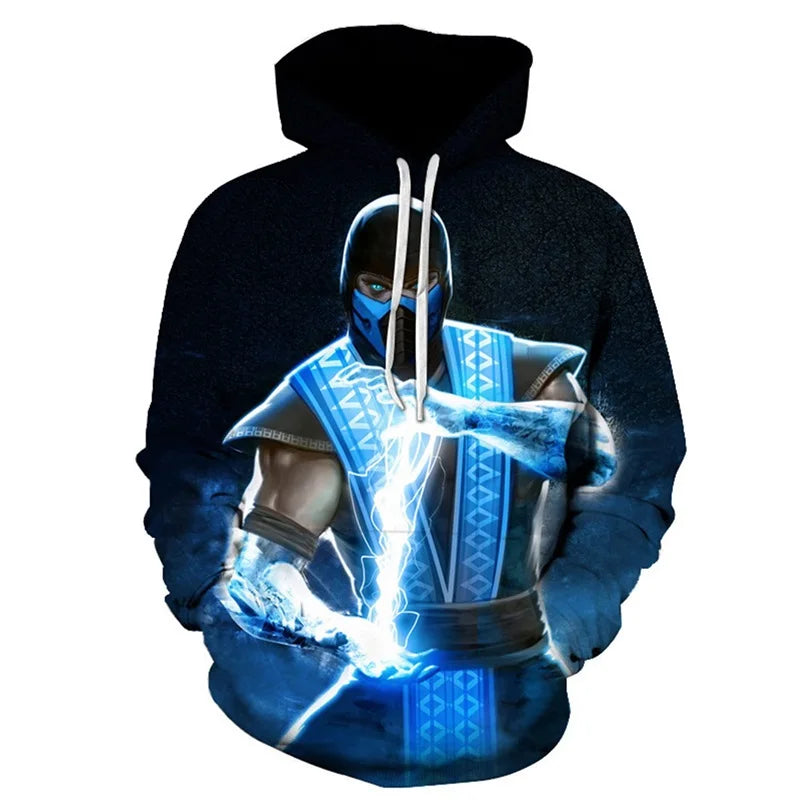Mortal Kombat Game 3D Print Hoodie Men Women Streetwear Fashion Hoodies Oversized Pullovers Hooded Sweatshirts Tops Man Clothing