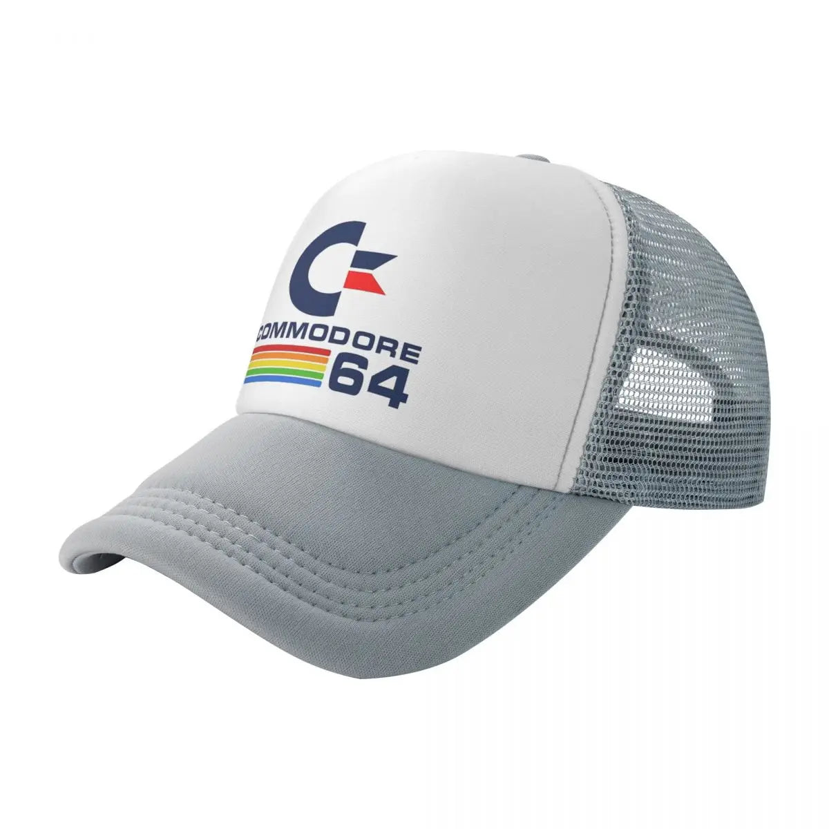 Commodore 64 Mesh Baseball Caps Men Women Hip-Hop Sun Hats Computers Dad Hat Adjustable Snapback Caps High Quality Trucker Cap