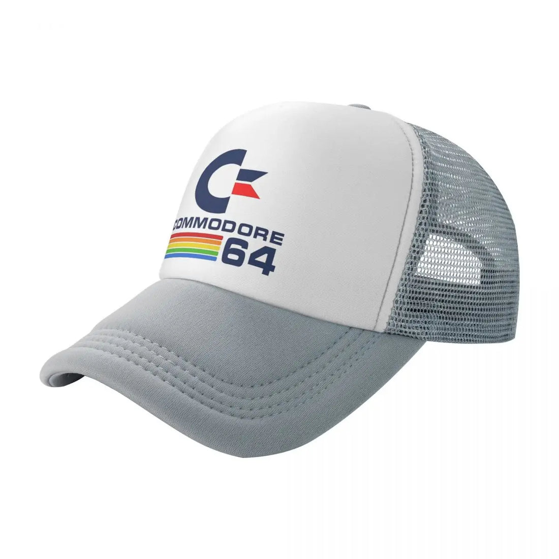 Commodore 64 Mesh Baseball Caps Men Women Hip-Hop Sun Hats Computers Dad Hat Adjustable Snapback Caps High Quality Trucker Cap