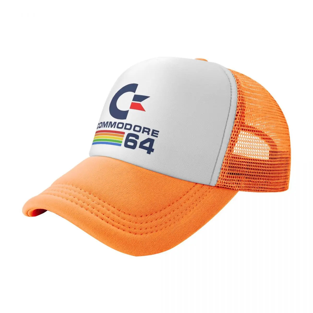 Commodore 64 Mesh Baseball Caps Men Women Hip-Hop Sun Hats Computers Dad Hat Adjustable Snapback Caps High Quality Trucker Cap