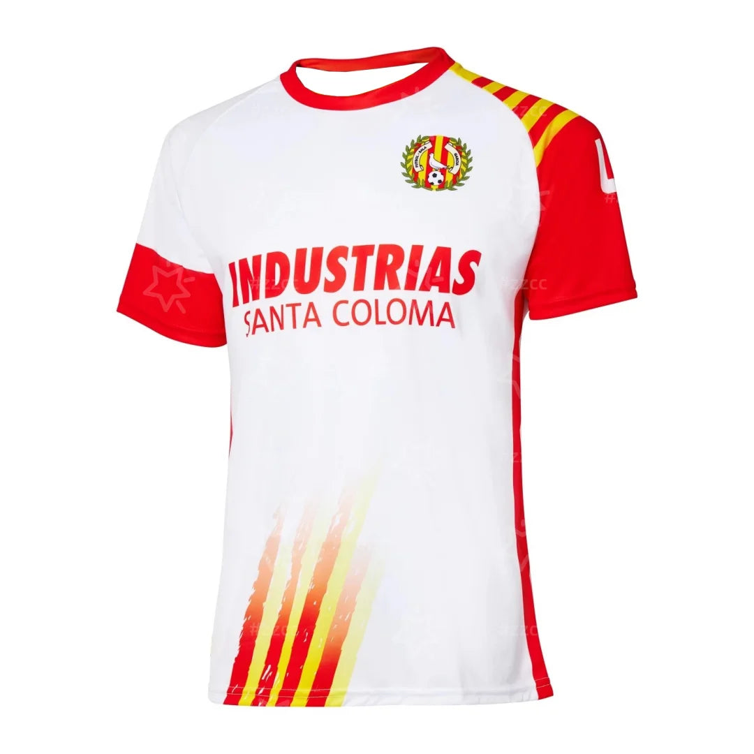 25-26 Primera División de Futsal Industrias Santa Coloma Home Football Jersey Sports Dry Quickly Men's T-Shirt Kid's Clothing