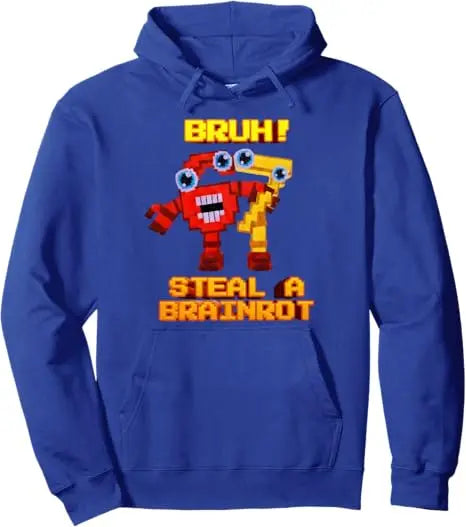 67 Six Seven 6-7 - Funny Steal Brainrot Gaming Meme Pullover Hoodie Y2k Cute Sarcastic Joke Hooded Sweatshirts Cotton Sweater