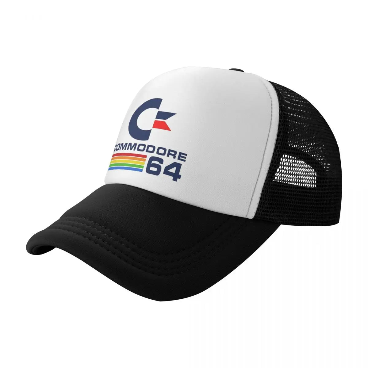 Commodore 64 Mesh Baseball Caps Men Women Hip-Hop Sun Hats Computers Dad Hat Adjustable Snapback Caps High Quality Trucker Cap